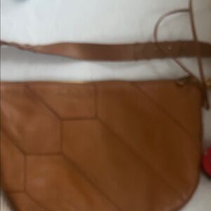 HOBO Tan Leather Crossbody Bag